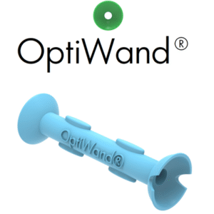 OptiWand Pink Green Blue Pincher Bullseye Trial Soft Portable Contact Lens Removal & Insertion Tool - Silicone Rubber Soft Lens Inserter & Remover Device with Pincher End & Finger Grips Safe & Easy on Eyes, Travel Size Lenses Applicator Gift Cosplay Halloween colored