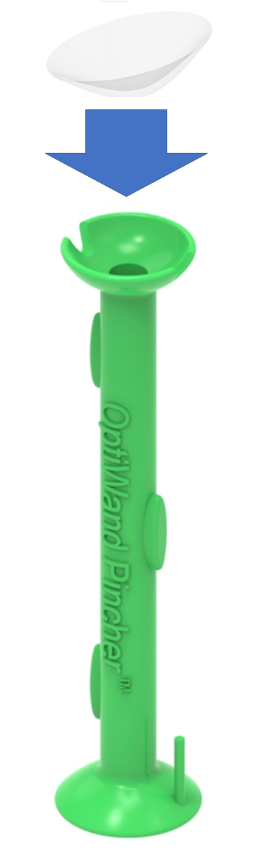 OptiWand Soft Contact Lens Insertion and Removal Tool. Inserter Remover Applicator