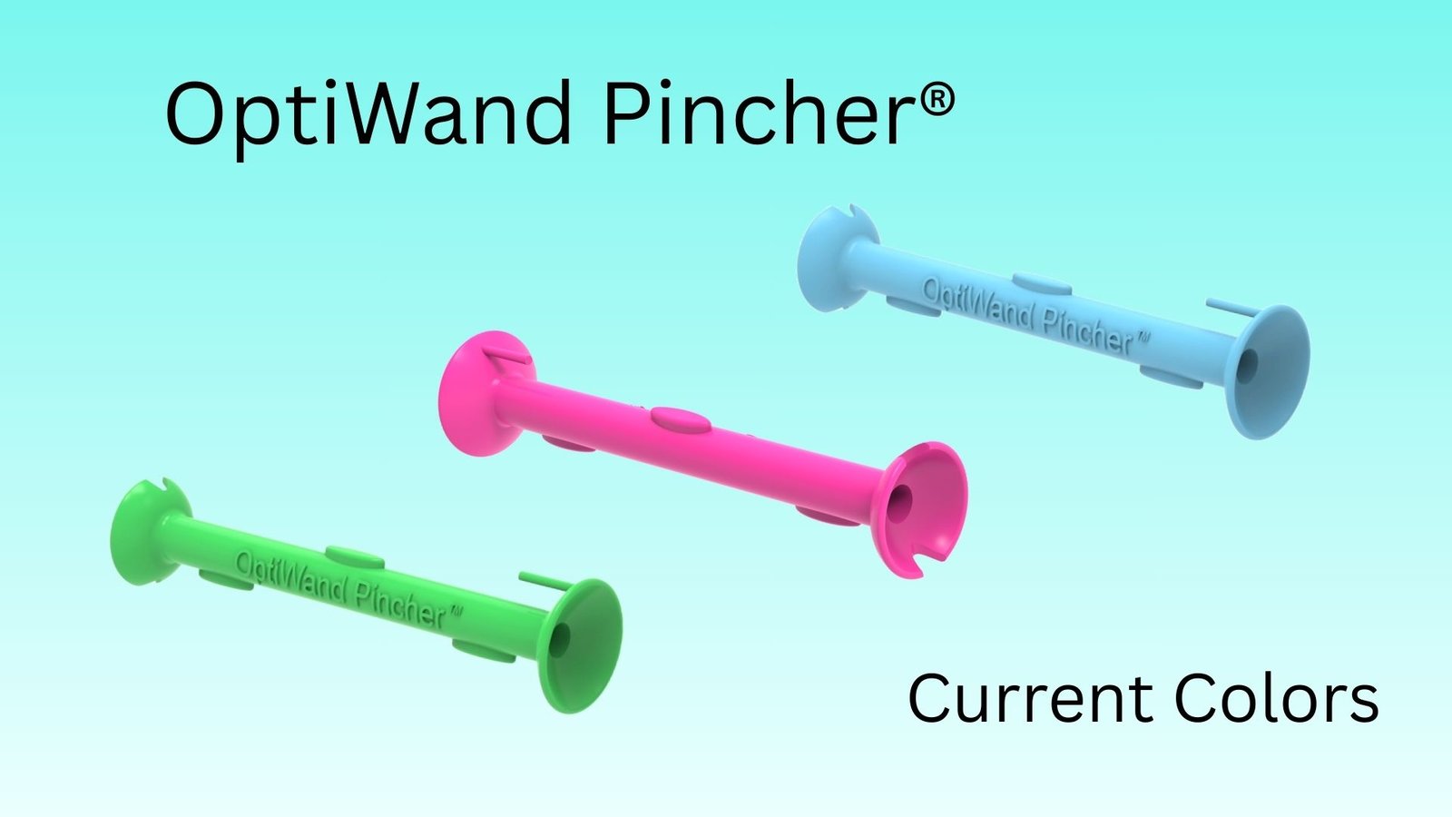 OptiWand Pink Green Blue Pincher Bullseye Trial Soft Portable Contact Lens Removal & Insertion Tool - Silicone Rubber Soft Lens Inserter & Remover Device with Pincher End & Finger Grips Safe & Easy on Eyes, Travel Size Lenses Applicator Gift Cosplay Halloween colored